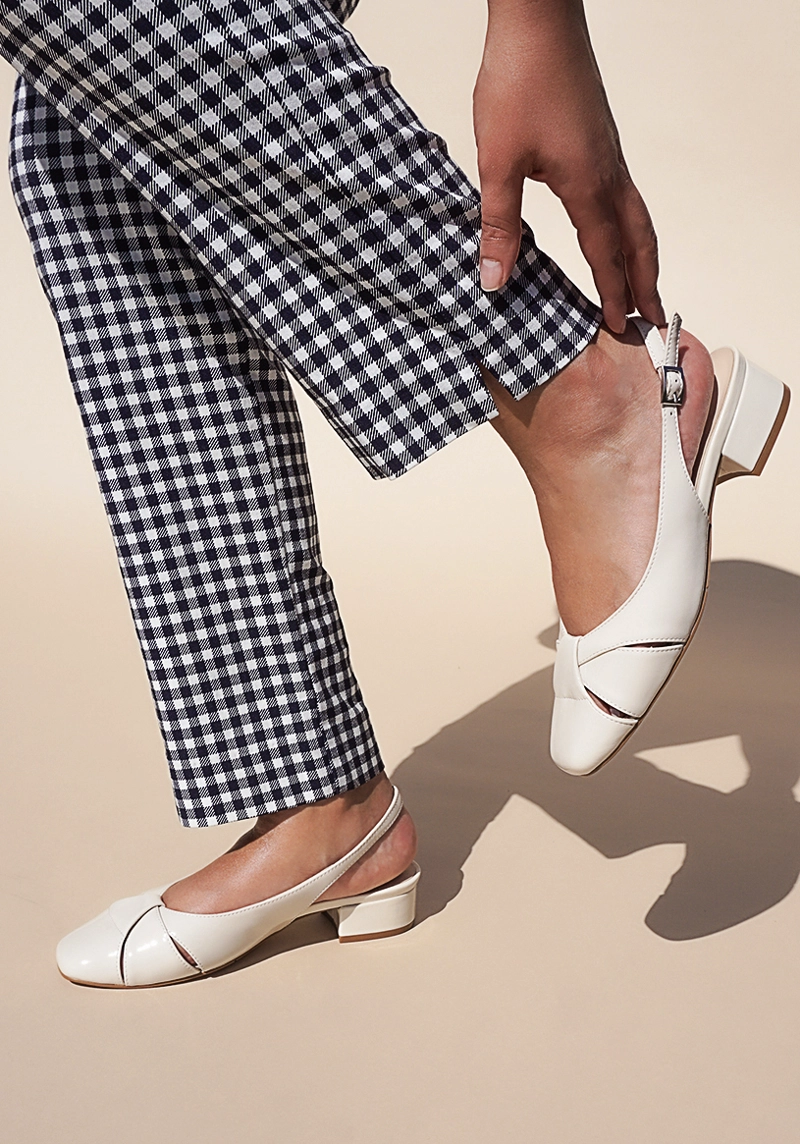 ZAPATO CUERO HAMNARA BEIGE - 1