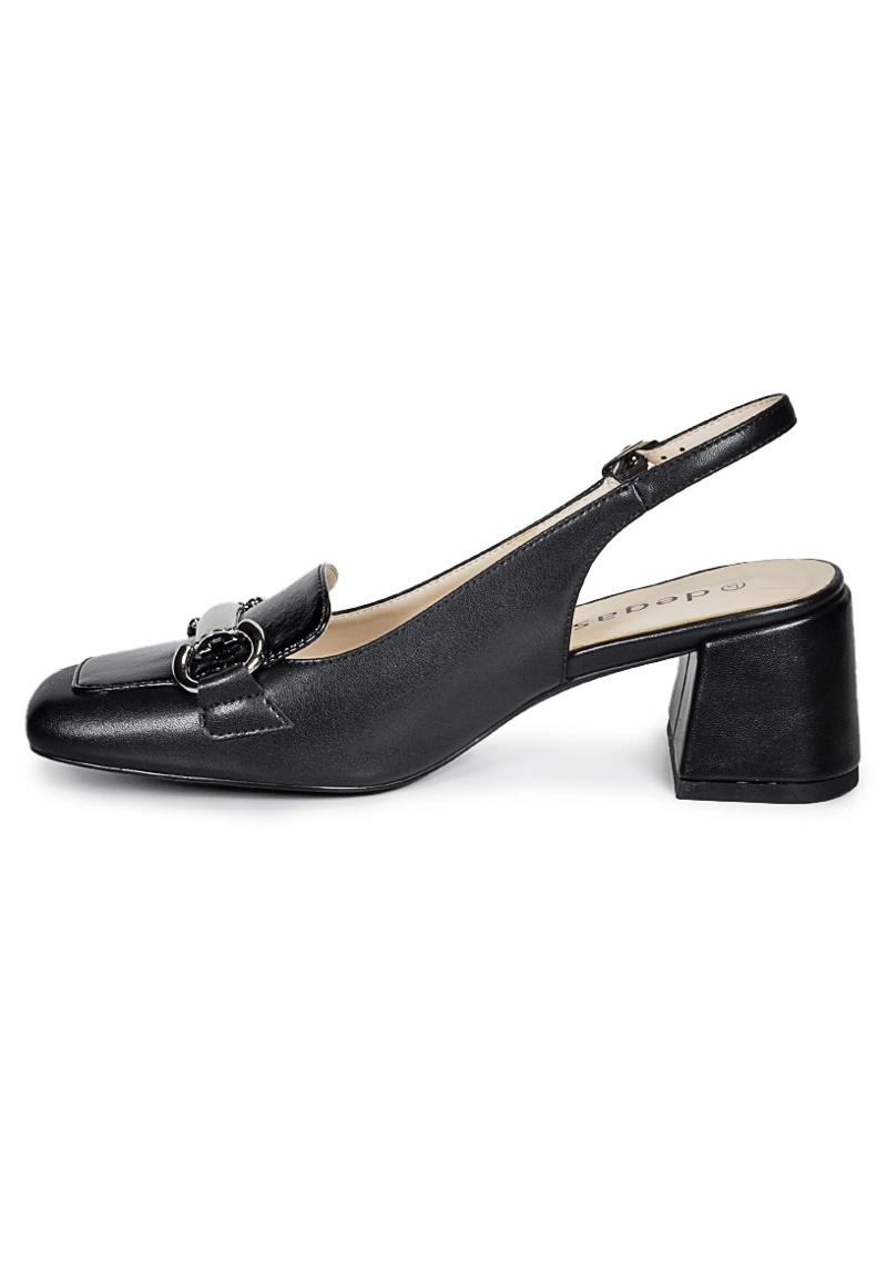 ZAPATO CUERO ACALIA NEGRO - 5