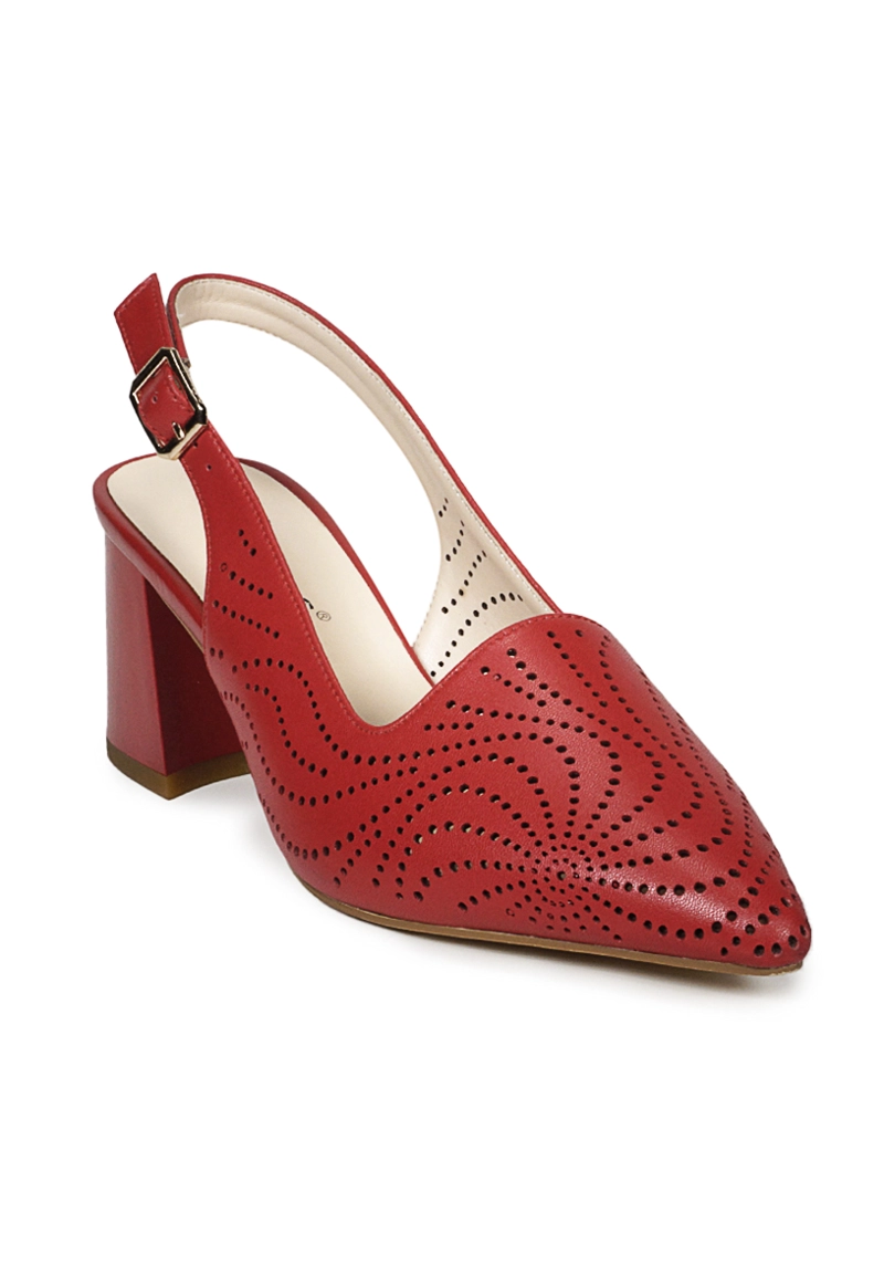 ZAPATO CUERO ADAYA ROJO - 3