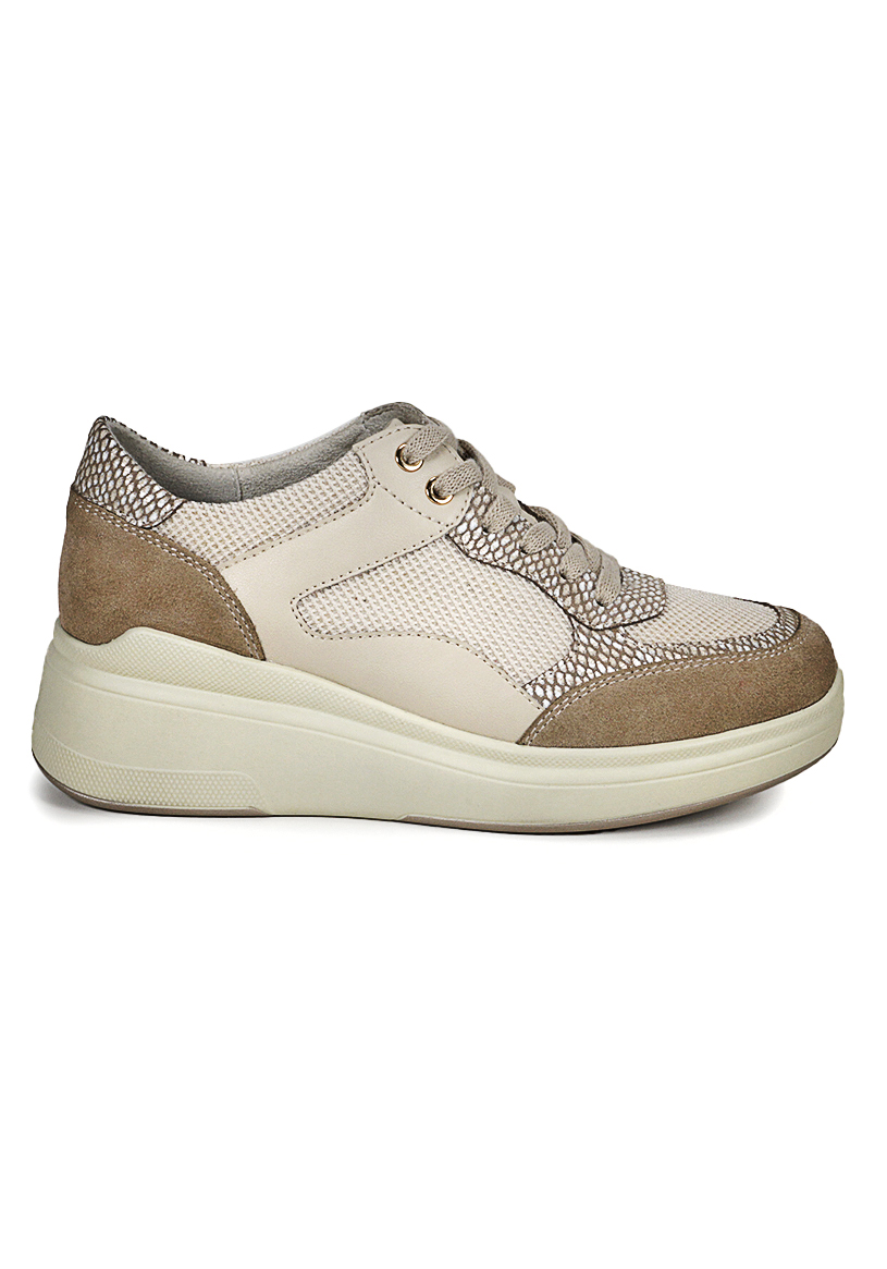 ZAPATILLA CUERO DANETTE BEIGE - 2