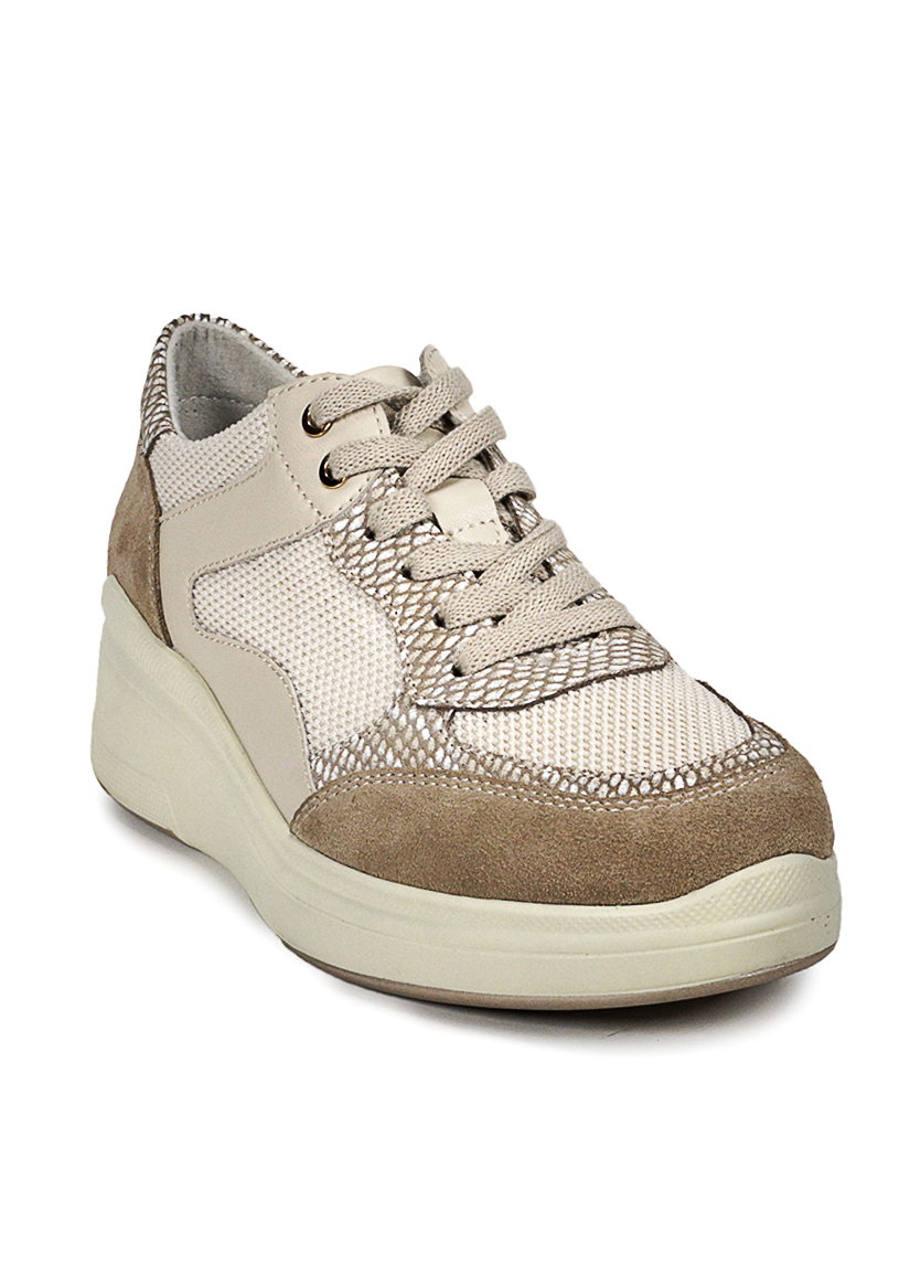 ZAPATILLA CUERO DANETTE BEIGE - 3
