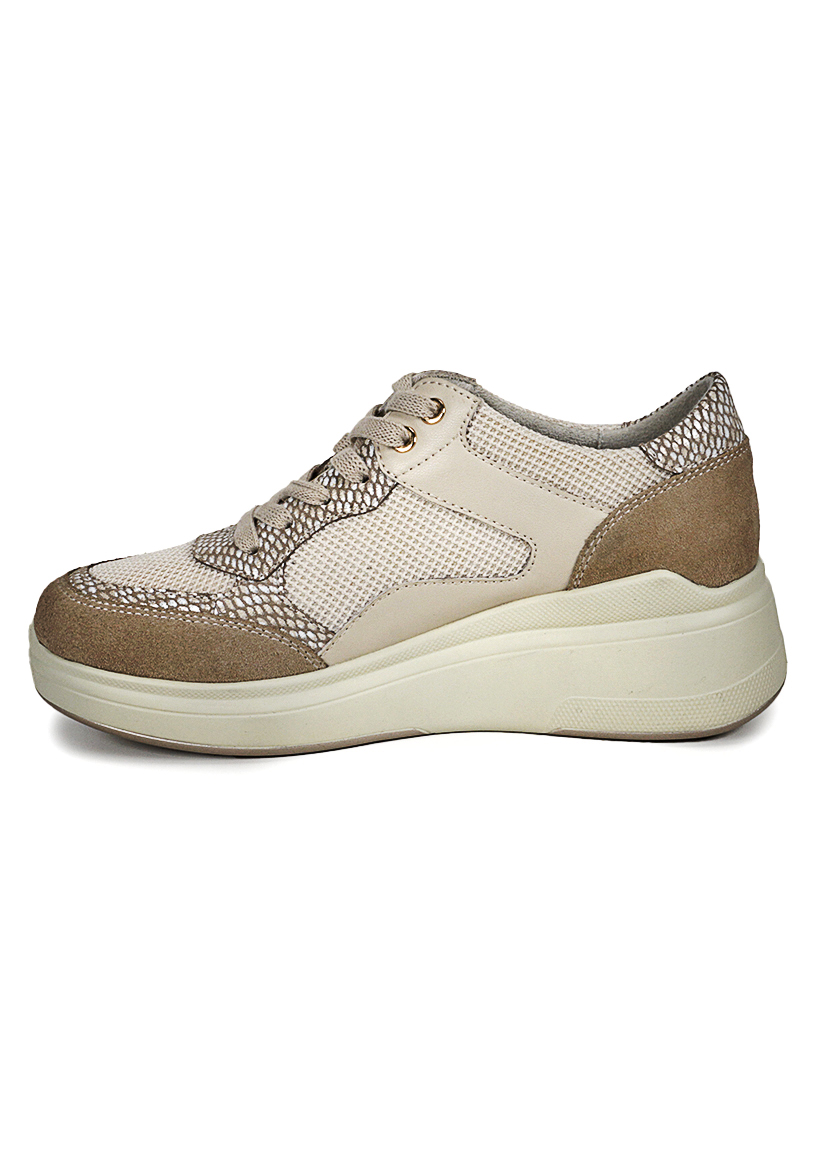 ZAPATILLA CUERO DANETTE BEIGE - 5