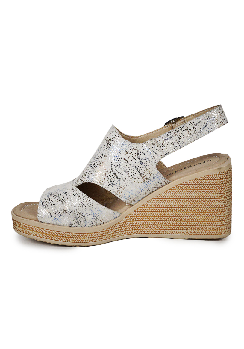 SANDALIA CUERO EINES BEIGE - 5