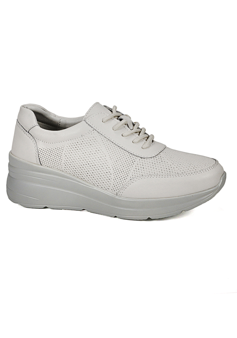ZAPATILLA CUERO GARAZI BLANCO - 1