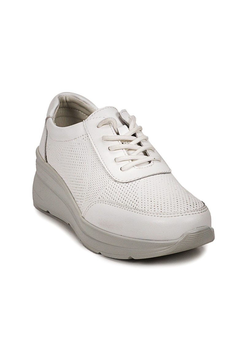 ZAPATILLA CUERO GARAZI BLANCO - 3
