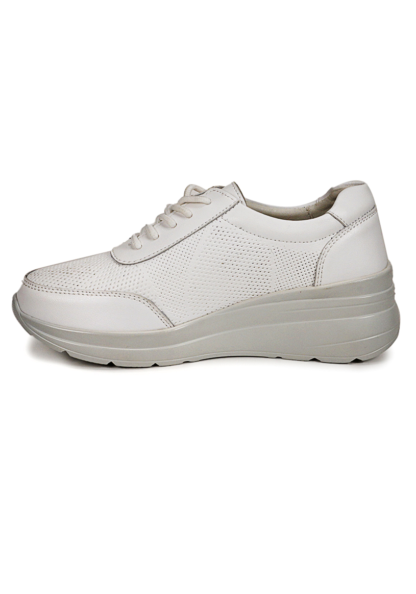 ZAPATILLA CUERO GARAZI BLANCO - 5