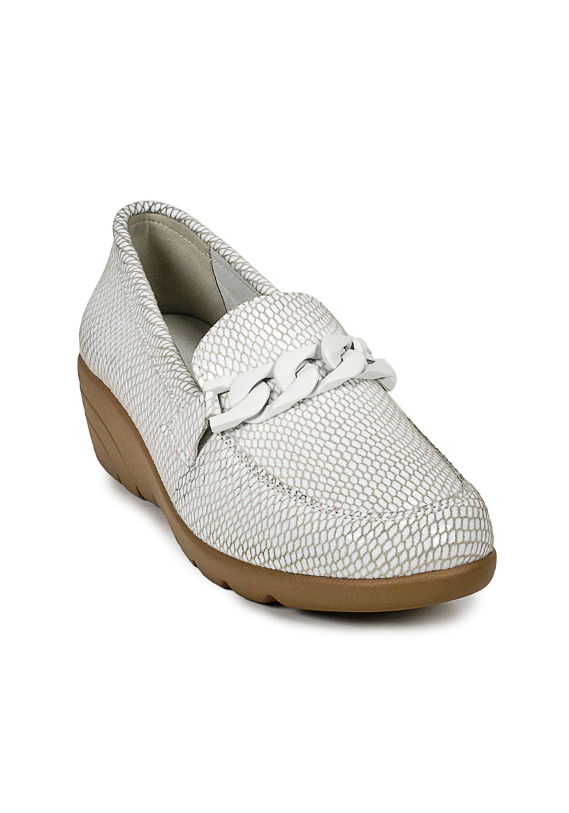 MOCASIN CUERO HADASSA BLANCO - 3