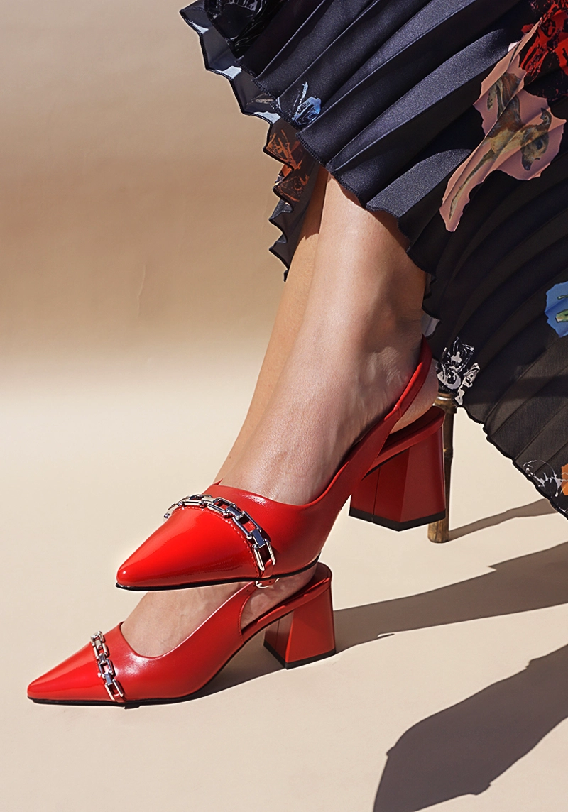 ZAPATO LUXMI ROJO - 1