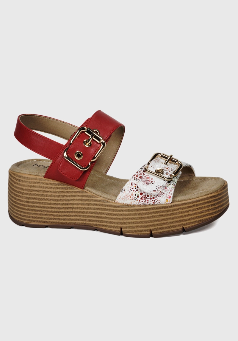 SANDALIA CALLIA ROJO 37