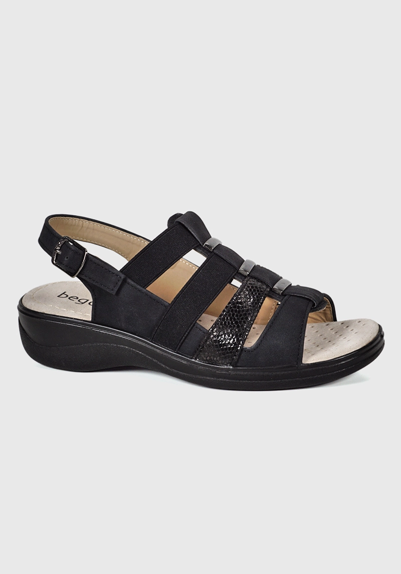 SANDALIA KIVU NEGRO 36