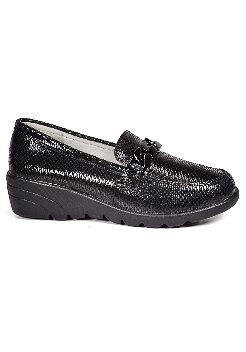 MOCASIN CUERO HADASSA NEGRO - 1