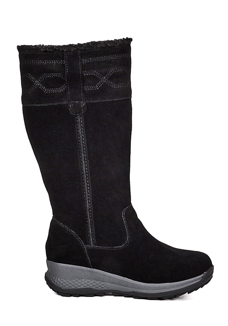 BOTA CUERO FOCH NEGRO - 1