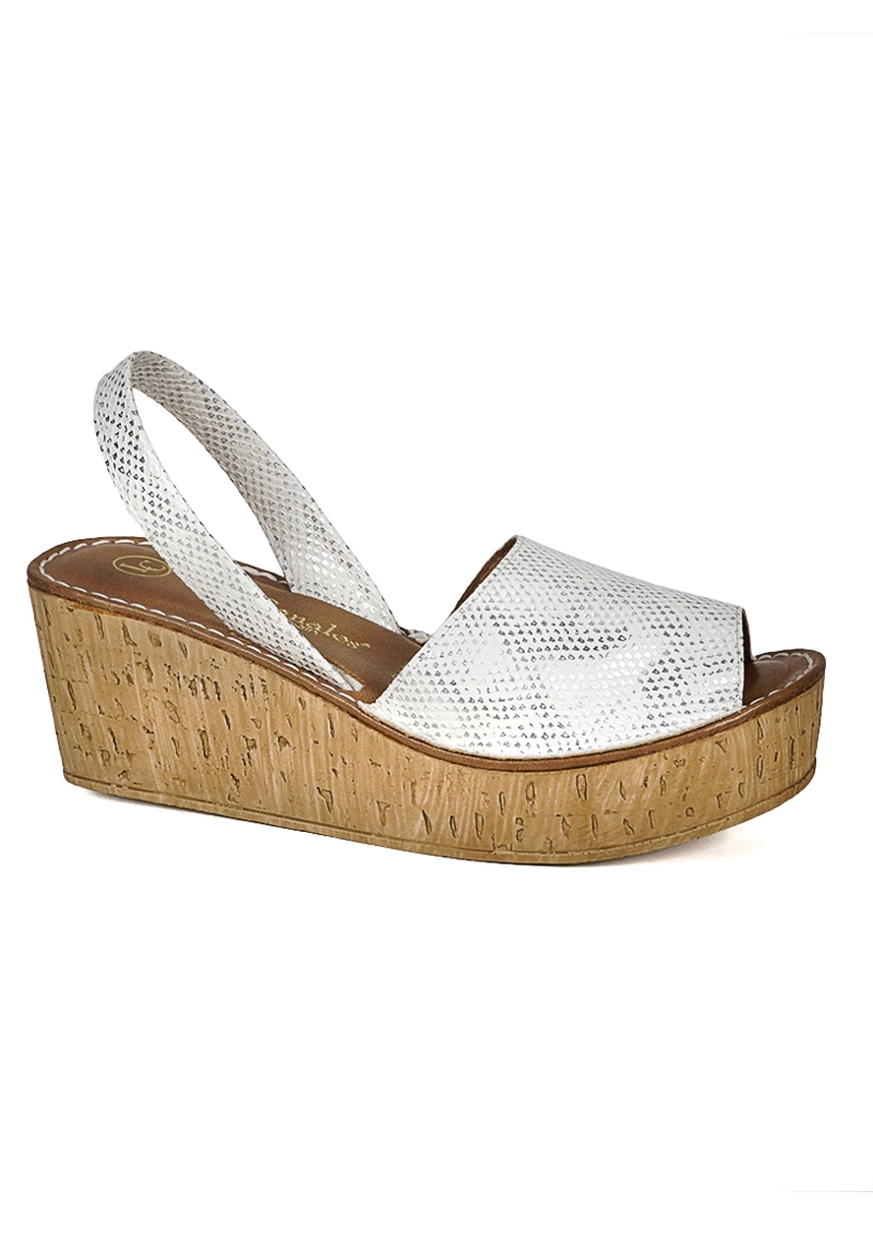 SANDALIA ELIADA BLANCO PLATA - 2