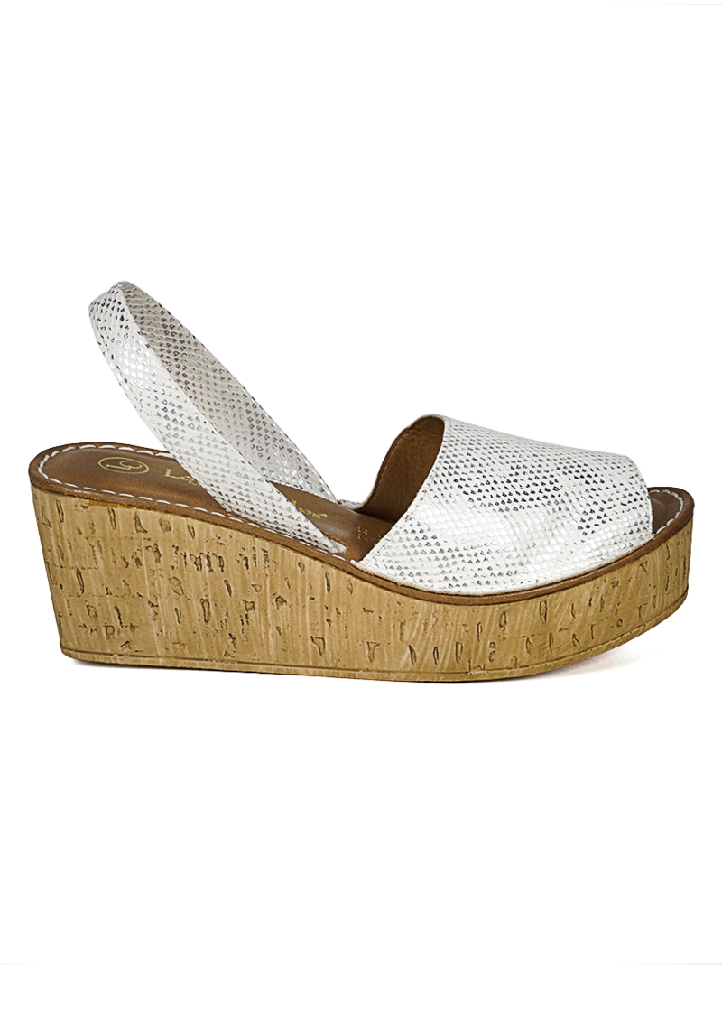 SANDALIA ELIADA BLANCO PLATA - 3
