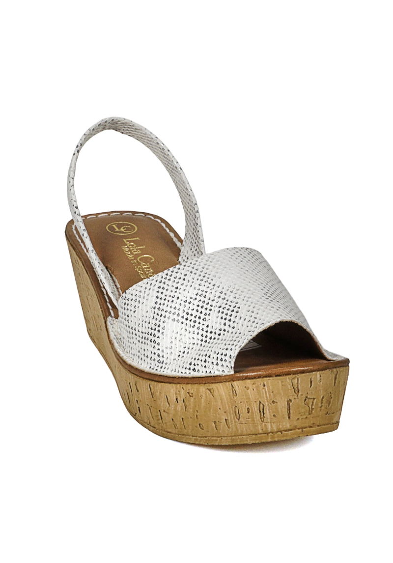 SANDALIA ELIADA BLANCO PLATA - 5