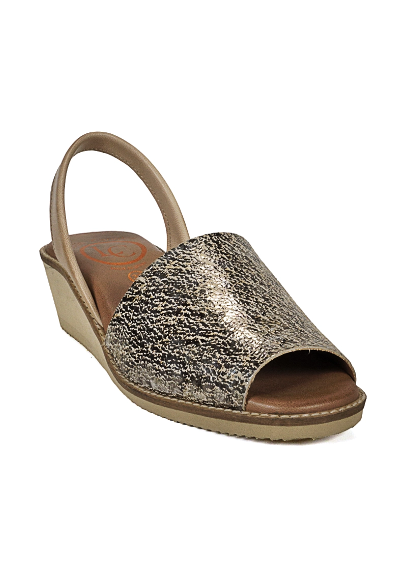 SANDALIA CUERO ANIKA BRONCE - 5