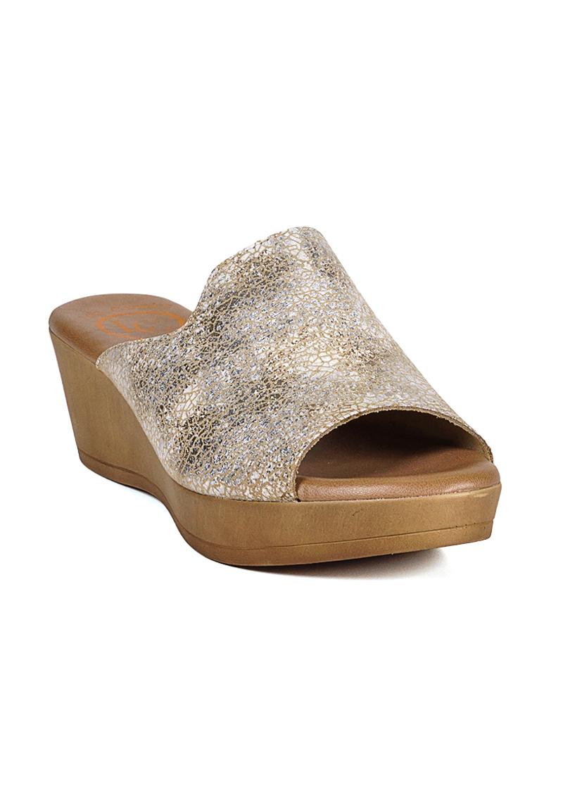 SANDALIA CUERO MADLEN BEIGE - 5