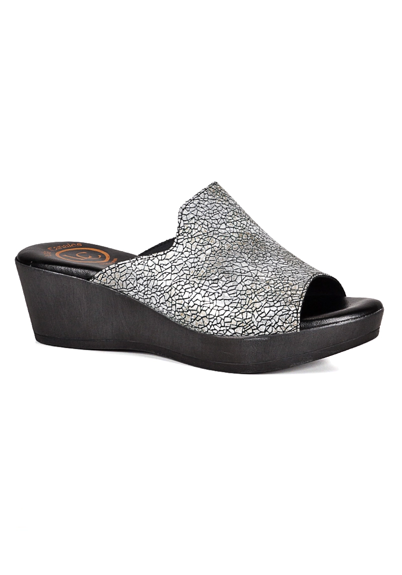 SANDALIA CUERO MADLEN NEGRO - 2