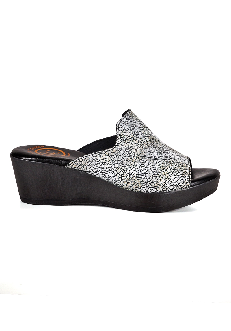 SANDALIA CUERO MADLEN NEGRO - 3
