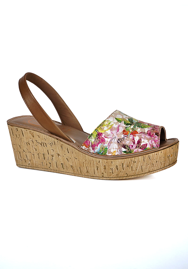 SANDALIA CUERO ELIADA MULTICOLOR - 2