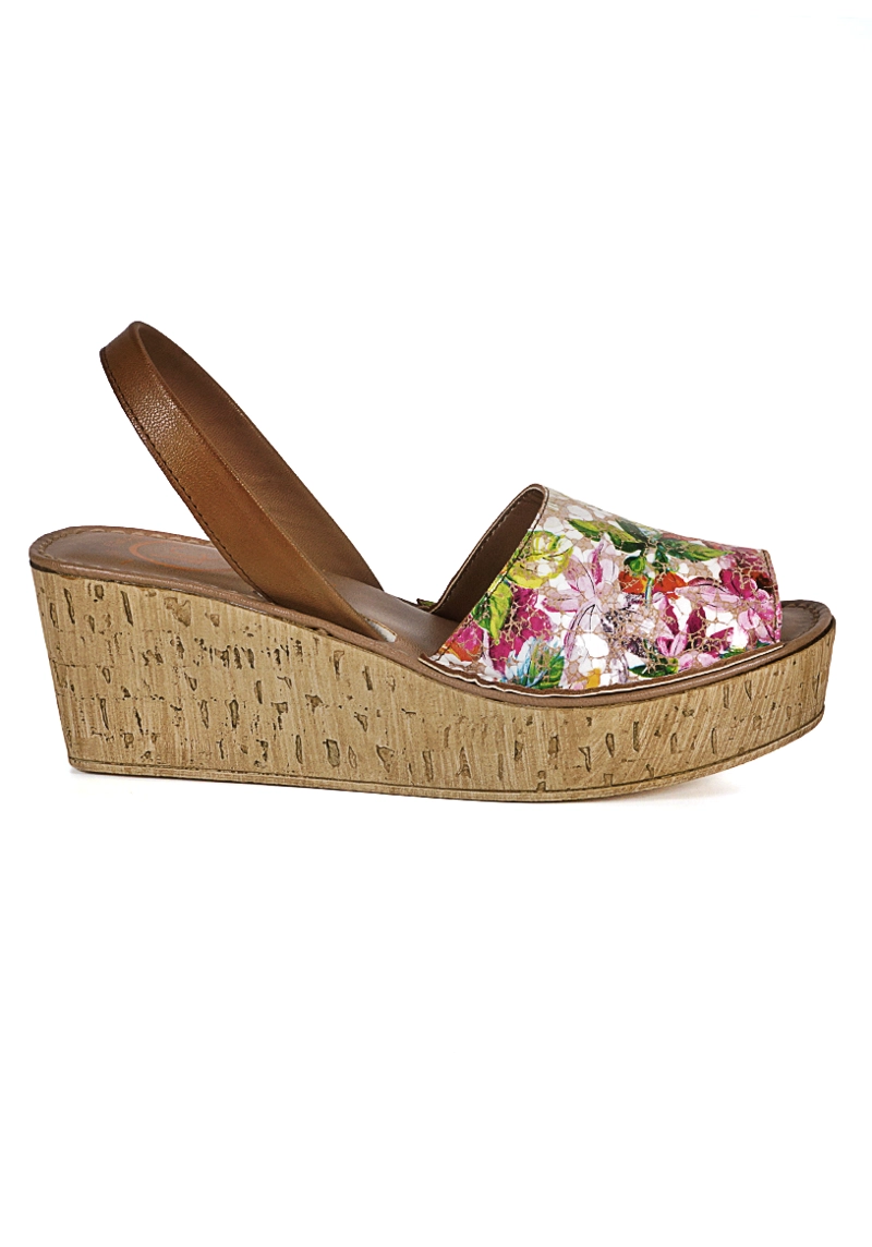 SANDALIA CUERO ELIADA MULTICOLOR - 3