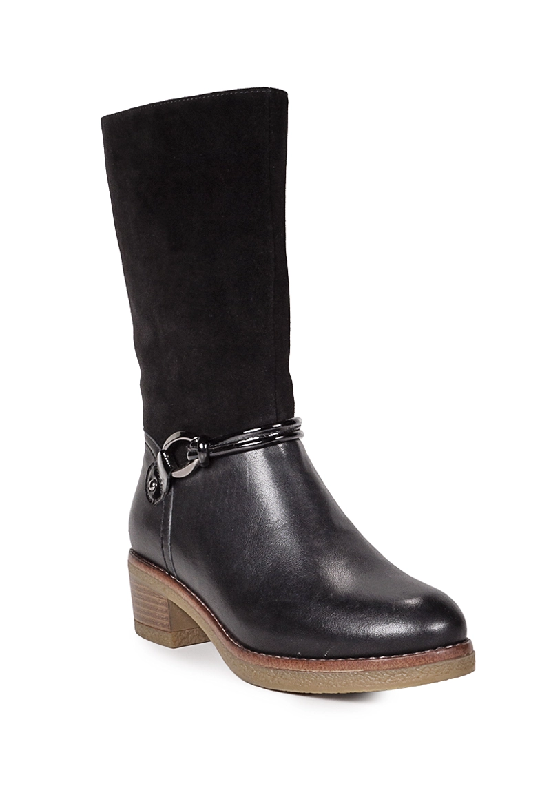 BOTIN CUERO ARAMBE NEGRO - 2