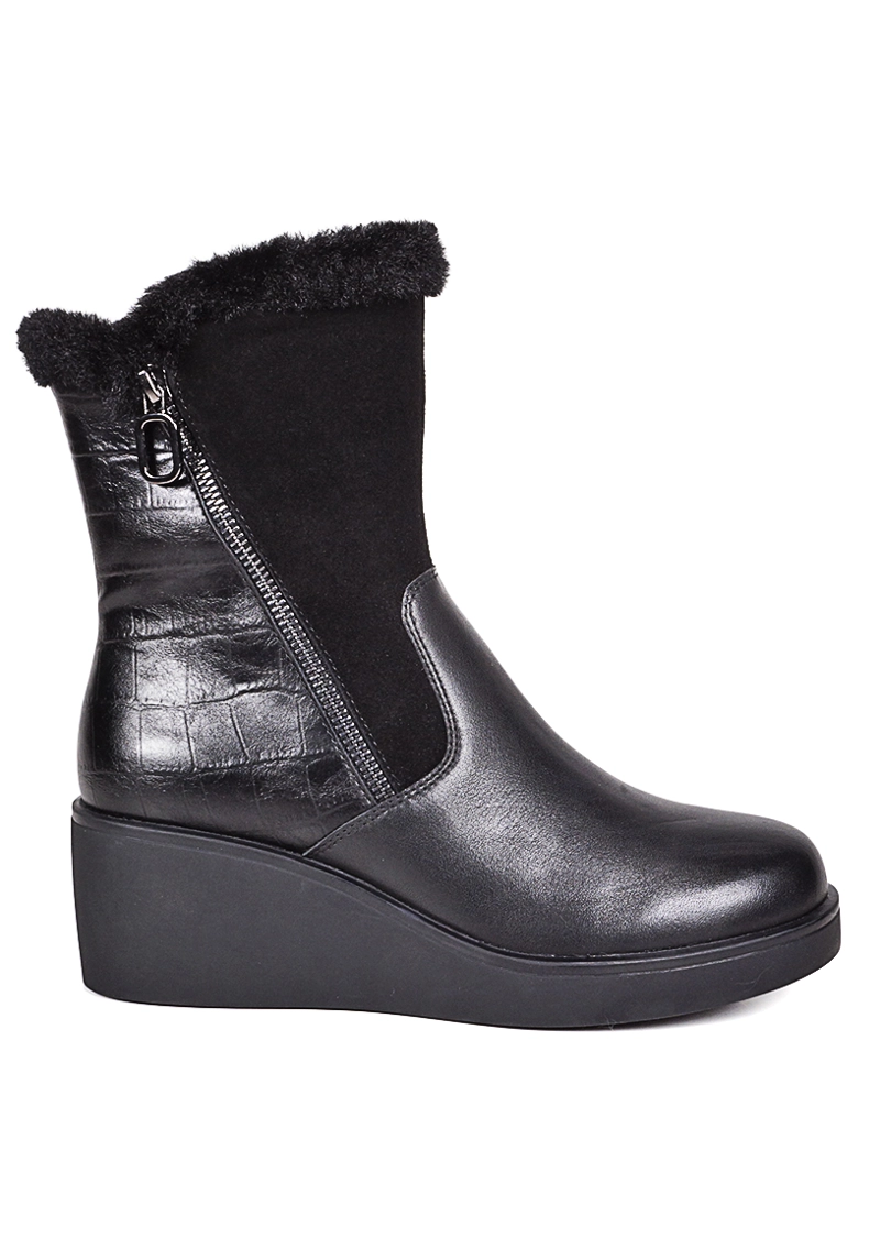 BOTIN CUERO DANIX NEGRO - 1