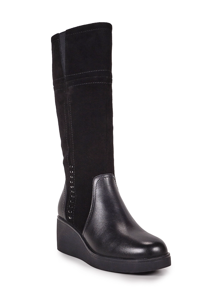 BOTA CUERO CELINA NEGRO - 2