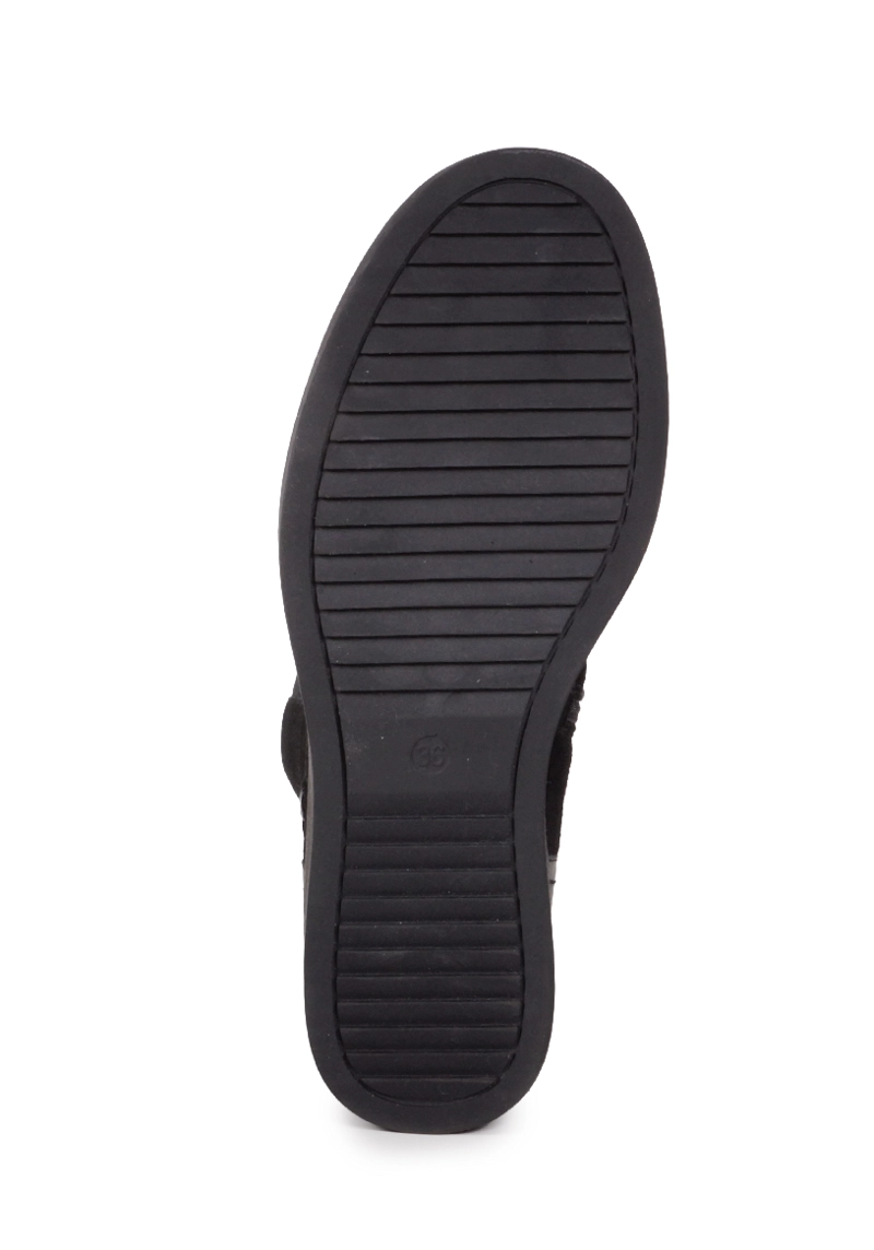 BOTA CUERO CELINA NEGRO - 5