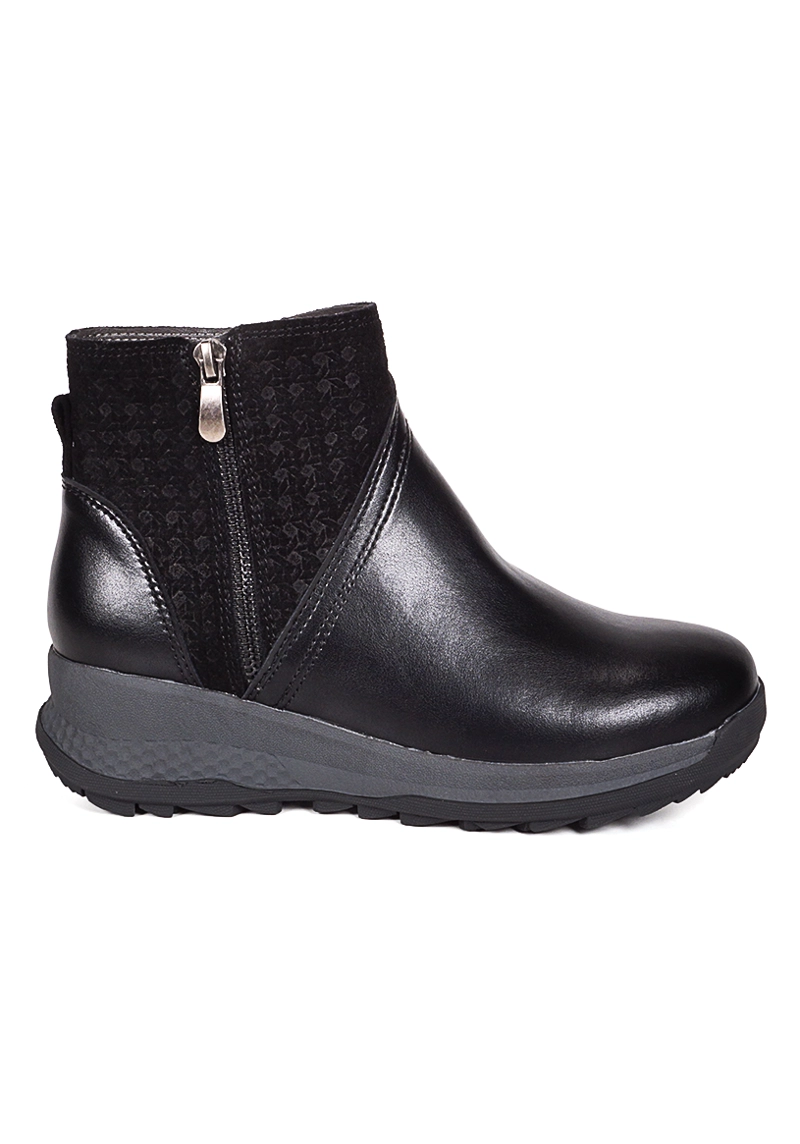 BOTIN CUERO ELIXE NEGRO - 1