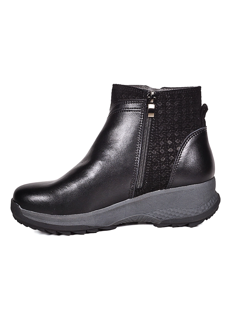 BOTIN CUERO ELIXE NEGRO - 3