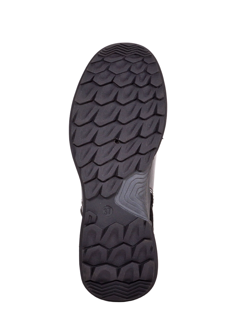 BOTIN CUERO ELIXE NEGRO - 5