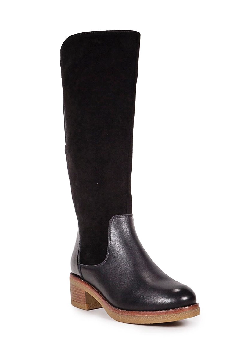 BOTA CUERO DAVINNA NEGRO - 2