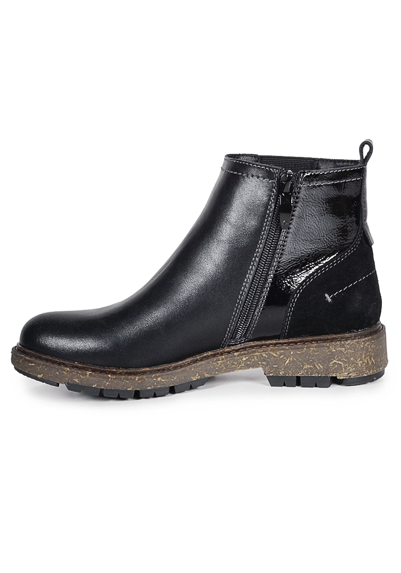 BOTIN CUERO ANYELINNA NEGRO - 3