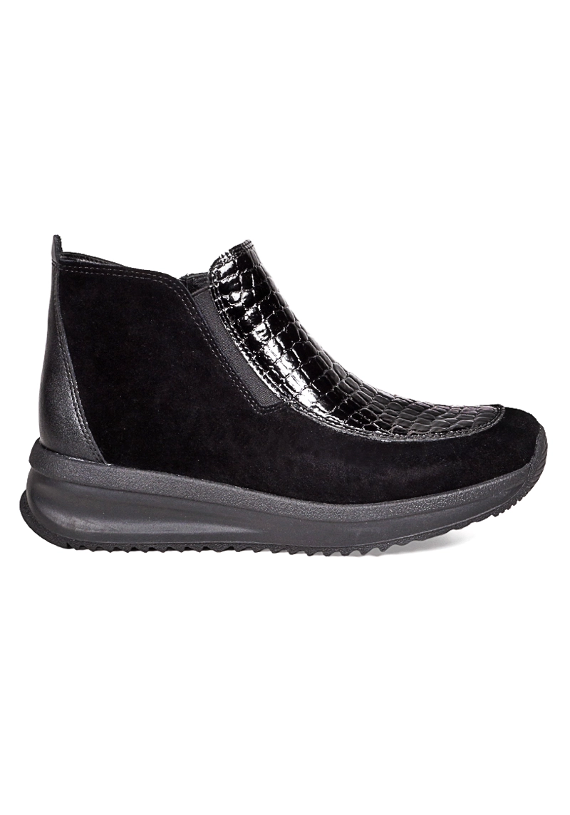 BOTIN CUERO CAKTA NEGRO - 1