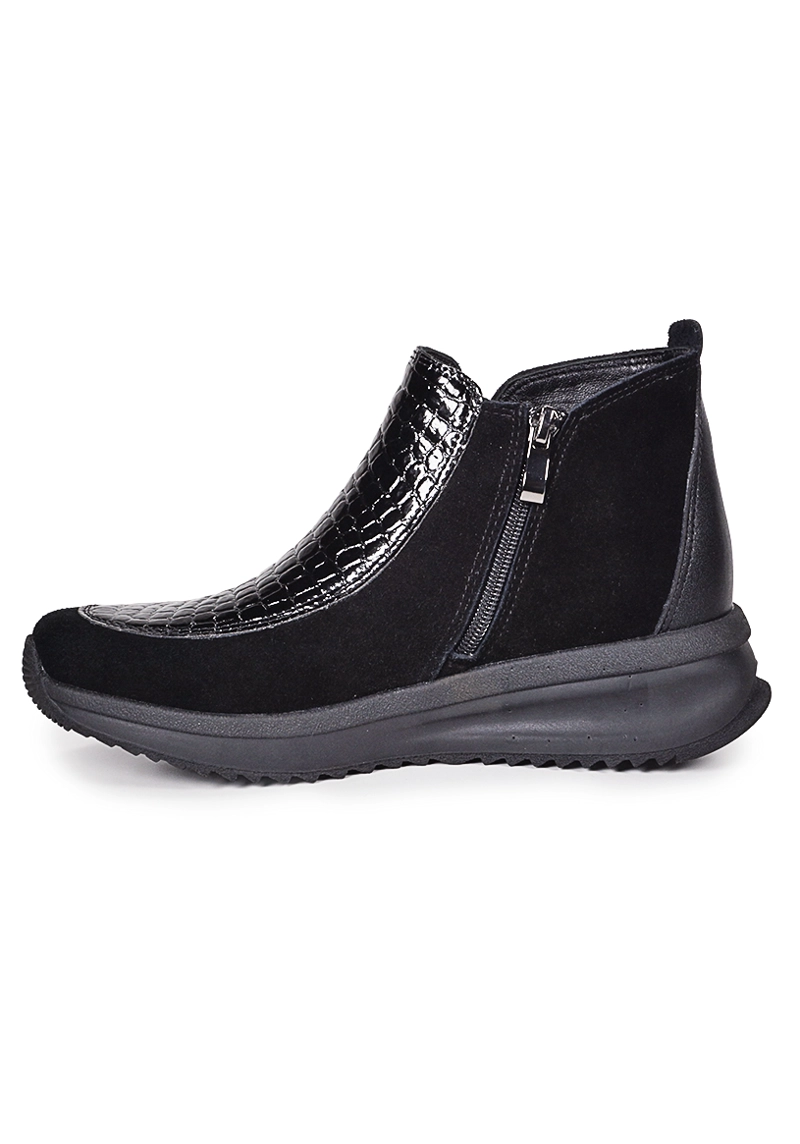 BOTIN CUERO CAKTA NEGRO - 3
