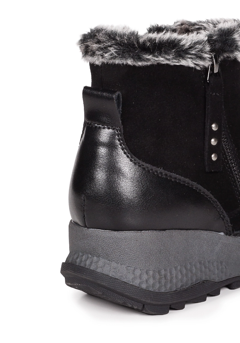 BOTIN CUERO INSELN NEGRO - 4