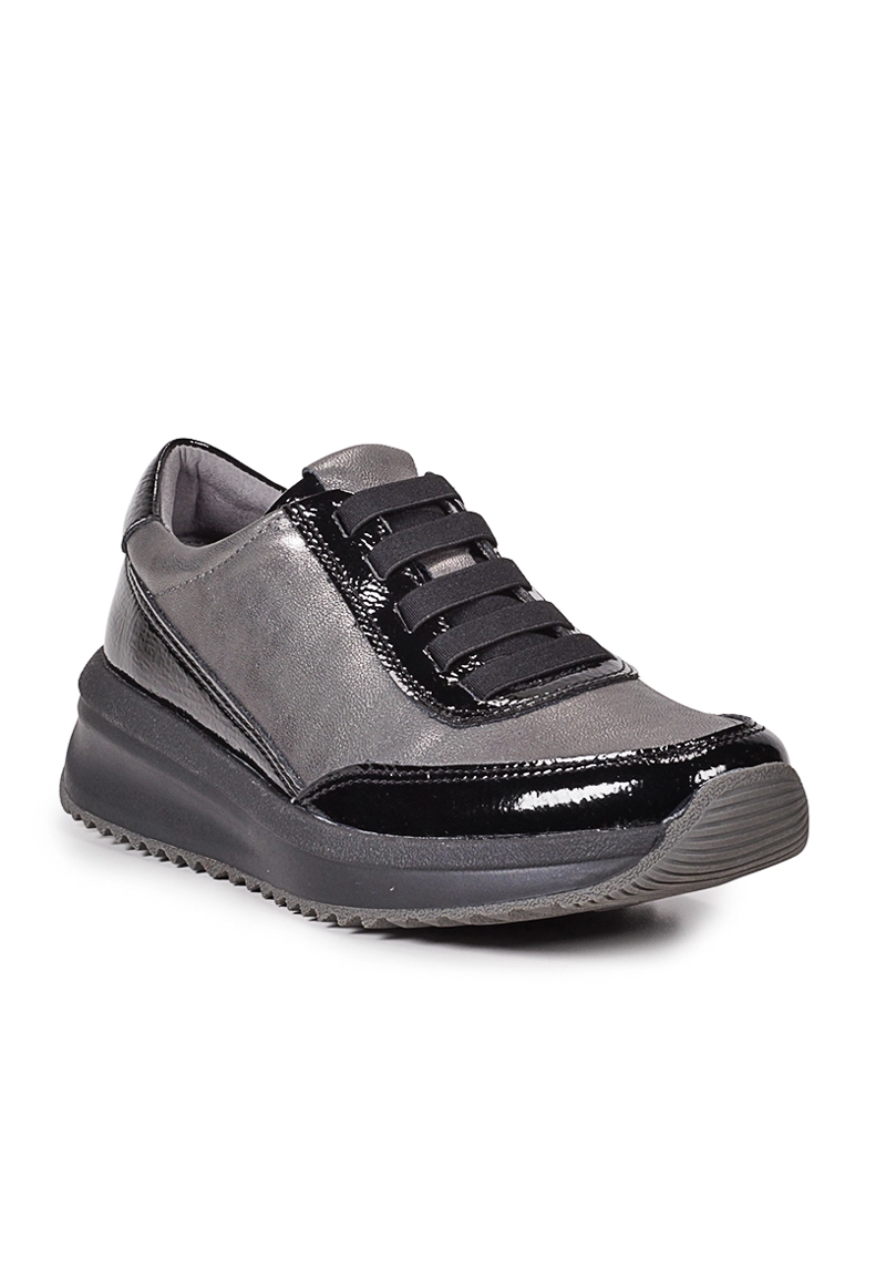 ZAPATILLA CUERO ANIELLA NEGRO - 2
