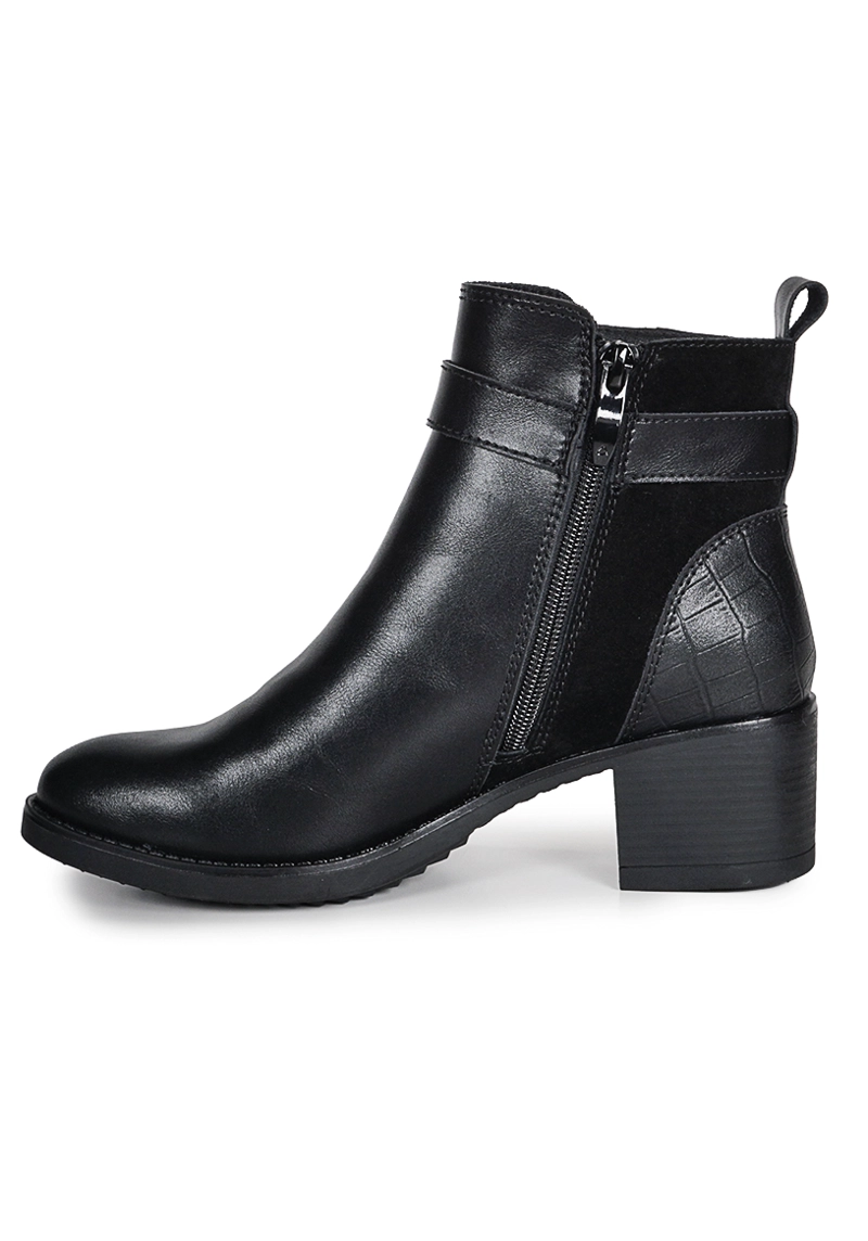 BOTIN CUERO DASHIEL NEGRO - 3