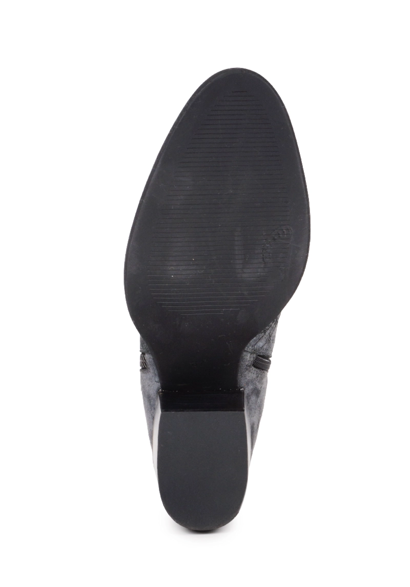 BOTIN CUERO BASILKY GRIS - 5