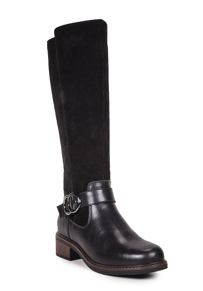 BOTA CUERO DIANE NEGRO - 2