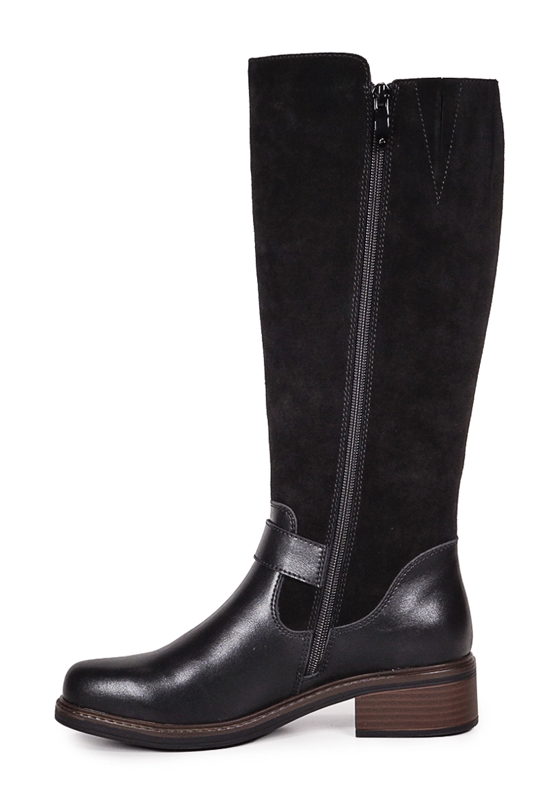 BOTA CUERO DIANE NEGRO - 3