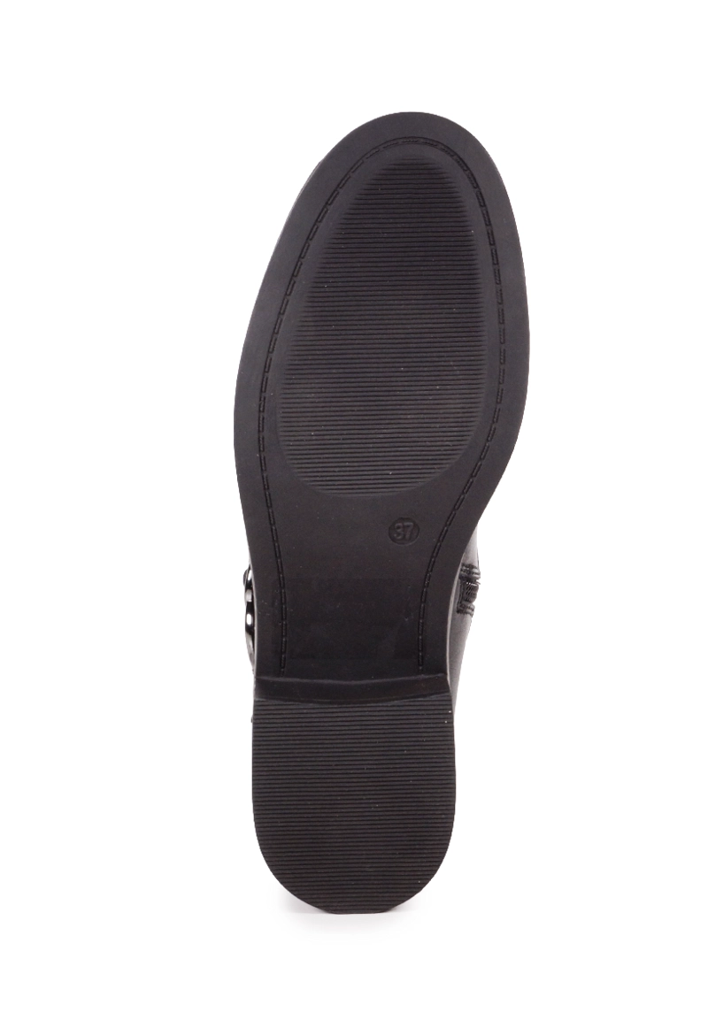 BOTA CUERO DIANE NEGRO - 5