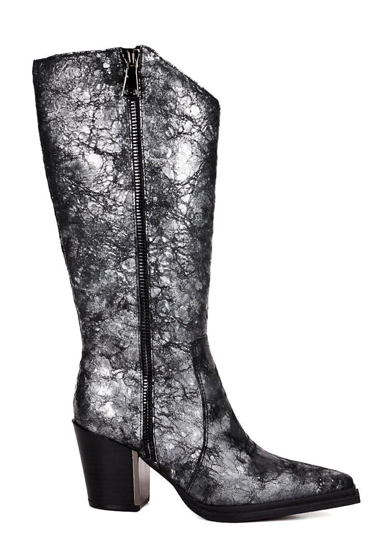 BOTA CUERO ANNETTE GRIS - 1