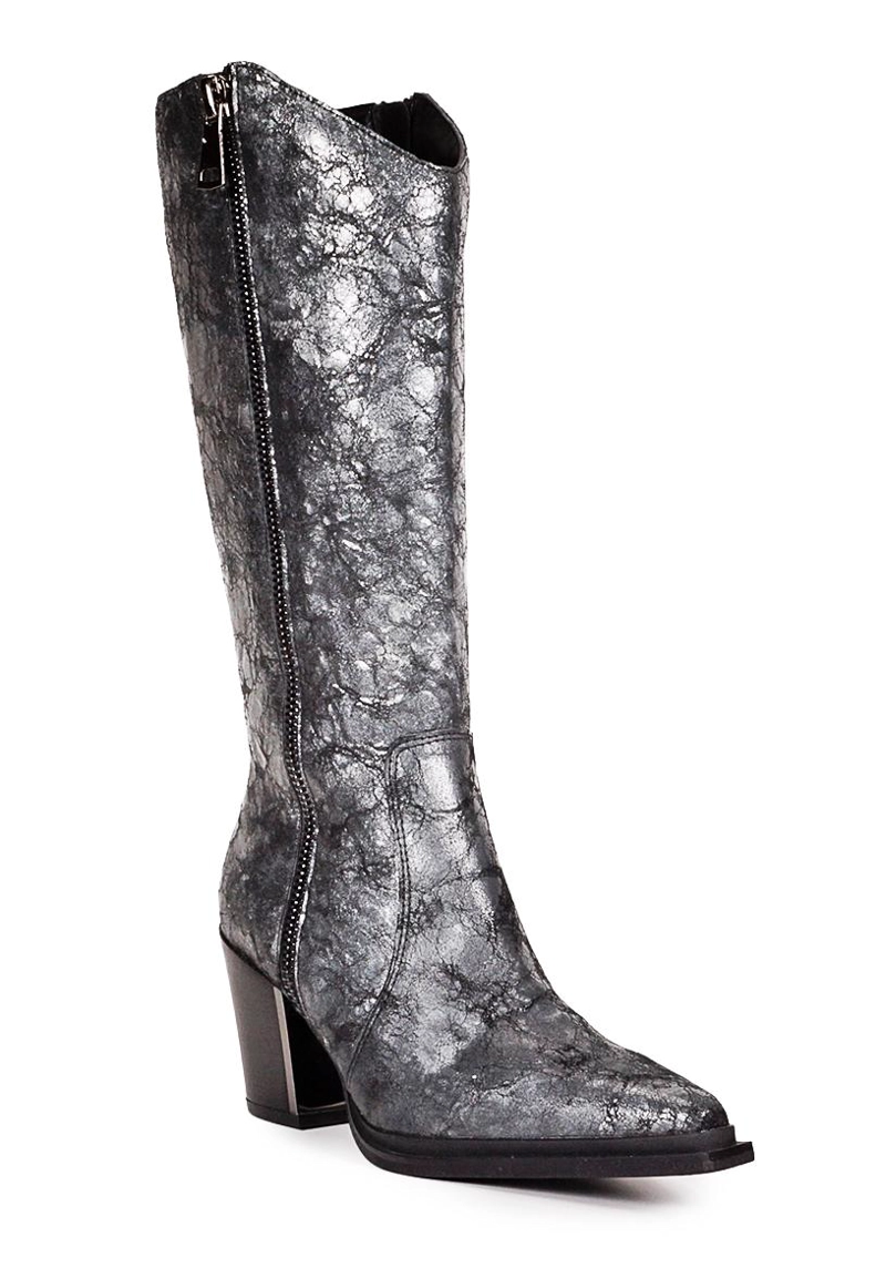 BOTA CUERO ANNETTE GRIS - 2