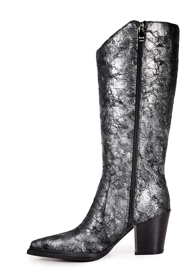 BOTA CUERO ANNETTE GRIS - 3