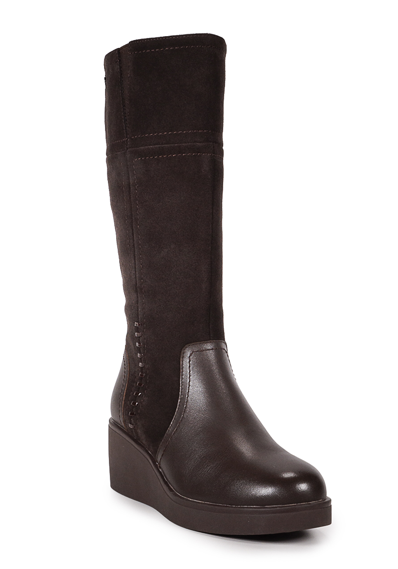 BOTA CUERO CELINA CAFE  OSCURO - 2