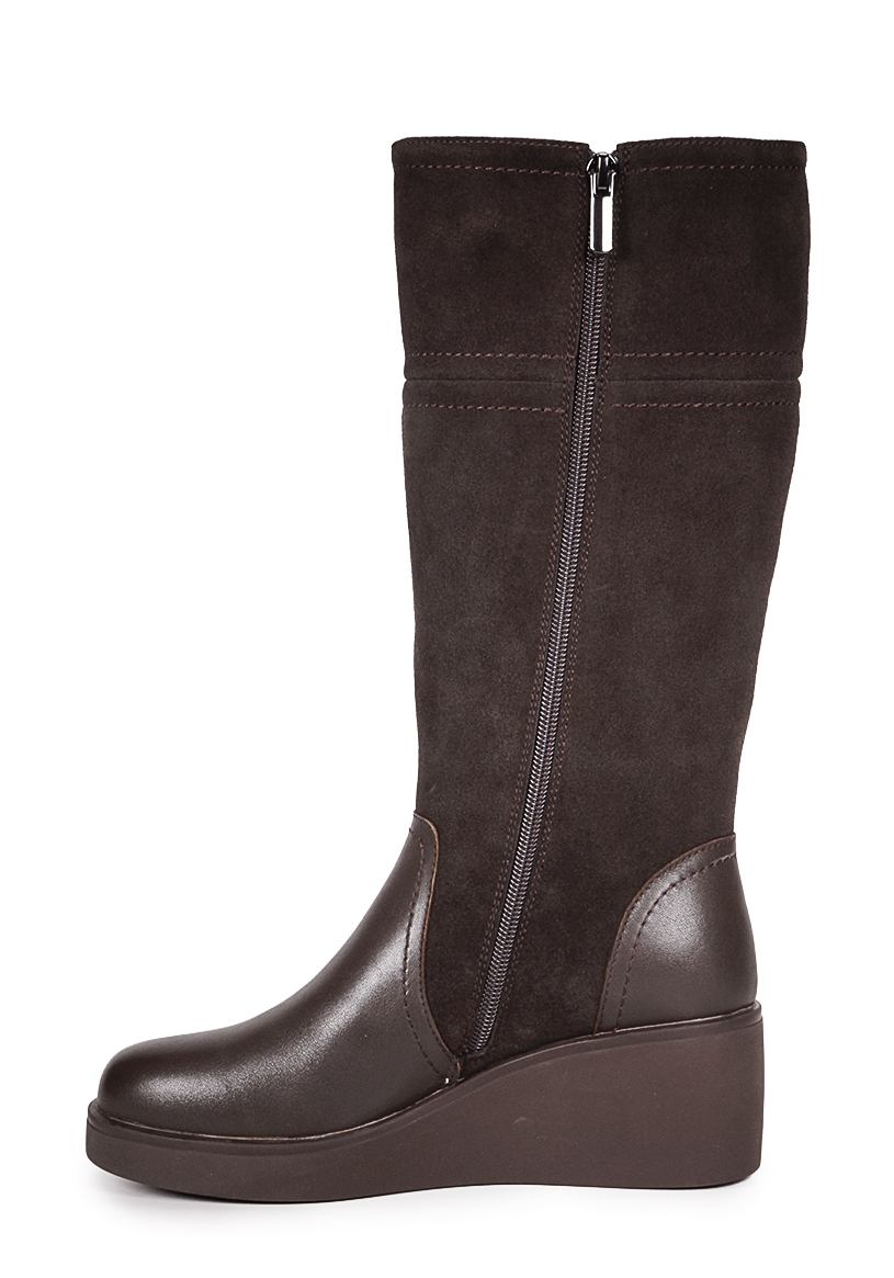 BOTA CUERO CELINA CAFE  OSCURO - 3