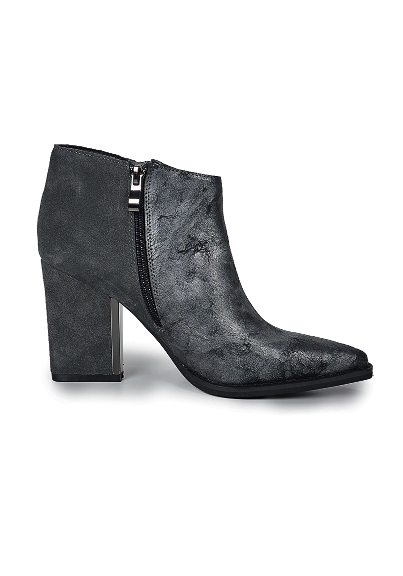 BOTIN CUERO FARAH GRIS - 3