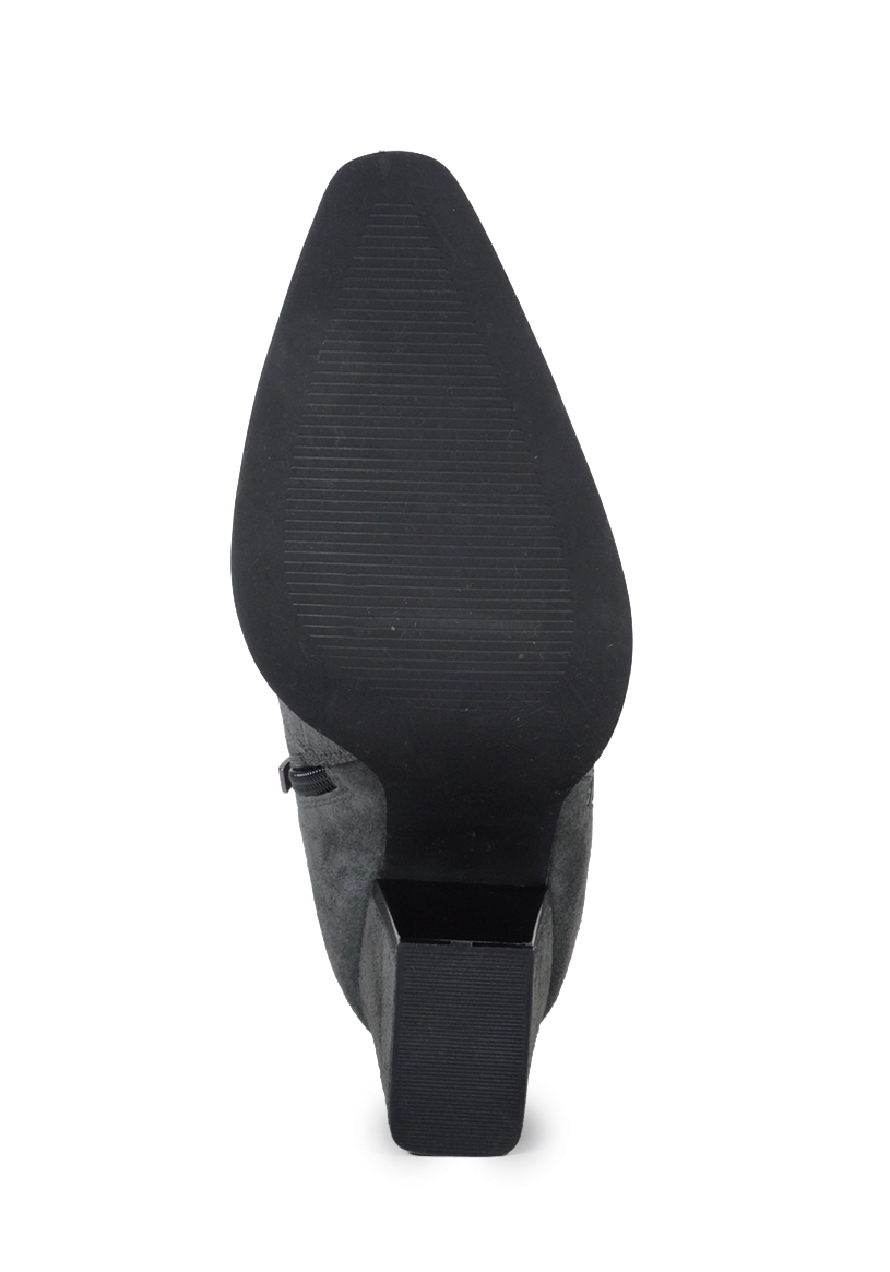 BOTIN CUERO FARAH GRIS - 5